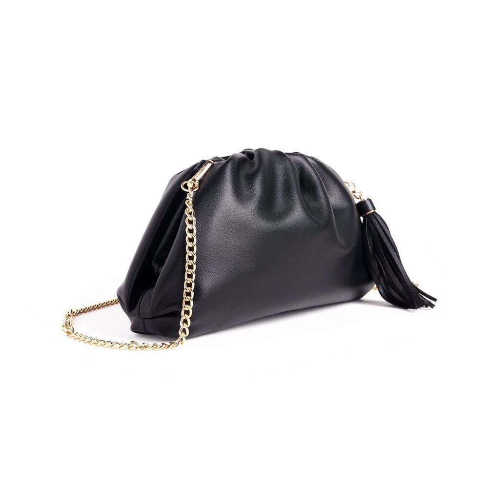 2/$45*when bundled* NWT Understated Leather Vegan Crescent Clutch